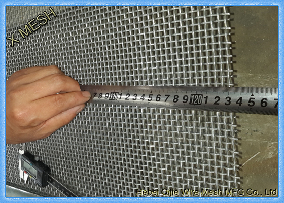 Siatka druciana o wysokiej wytrzymałości na rozciąganie Siatka o przekroju kwadratowym Średnica drutu 2,0 mm z haczykami