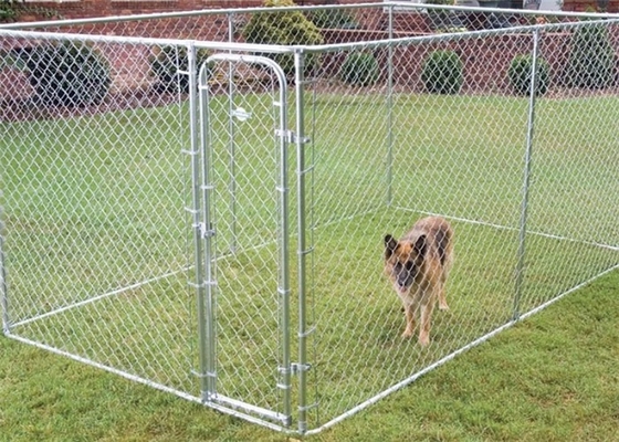 Składana składana klatka do przechowywania ogniw ze stali ocynkowanej na wybieg dla psów