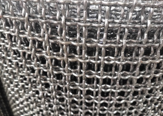 Aluminiowa siatka z karbowanej siatki 5052 o zwykłym splocie używana jako ogrodzenie lub filtr w przemyśle