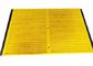 Podkładki sitowe PU i maty siatkowe uretanowe Płyta zginająca blachę w kolorze żółtym