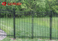 Czarne panele ogrodzeniowe z siatki drucianej Aluminiowa górna ogrodzenie z włócznią do użytku mieszkaniowego