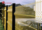Malowane proszkowo 3D zakrzywione metalowe ogrodzenie Spawane druciane ogrodzenie panelowe z brzoskwiniowym słupkiem