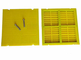 Żółte panele poliuretanowe z siatki PU z hakiem do wibracji w kopalni