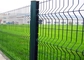 Odporność na korozję 3d zakrzywione druciane ogrodzenie Metalowa rama z brzoskwiniowym słupkiem