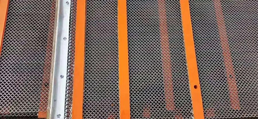 Włókno kręcone z stali nierdzewnej Siew górniczy Vibrating Screen Mesh 6