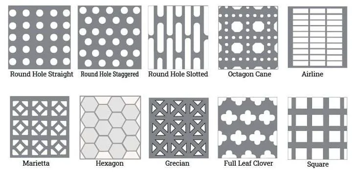 Materiał budowlany 316 mikron okrągły otwór Perforated metal sheet 1