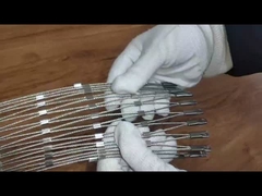 T316 3mm Architektoniczna sieć z włókien włókienniczych Dekoracyjne fasady budynków Okładziny