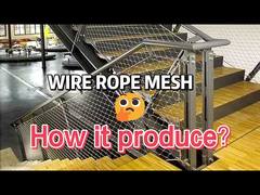 Elastyczna siatka linowa ze stali X Tend 1,2 mm do balustrad