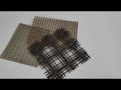 Złota stalowa siatka metalowa o formie diamentu do zasłony lub dekoracji