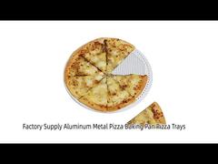 Blachy do pizzy ze stopu aluminium 1100, grubość ok. 0,40 mm, 18 cm / 26 cm / 30 cm / 33 cm