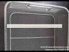 Kuchnia 304 ze stali nierdzewnej Wire Mesh Składowa Koszyk 300x197x70mm