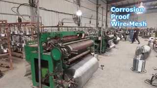 Włókna z stali nierdzewnej Ss316 z spawaną siecią drukowaną 1x30m