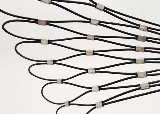 Elastyczna obudowa dla zwierząt o wysokiej wytrzymałości na rozciąganie Siatka druciana ze stali nierdzewnej 316 do klatki dla ptaków