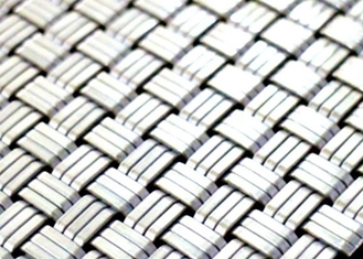 Dekoracyjny Ss316 Architektoniczne Woven Wire Mesh Metal Crimped Screen For Building Facade