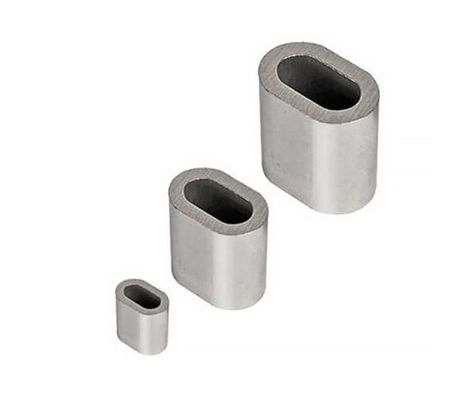 Aluminiowe koło z stali nierdzewnej DIN EN 13411-3 do zaciskania liny drutowej