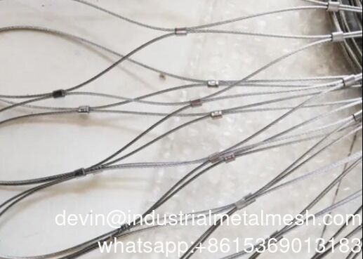 Gorąca Wyprzedaż Elastyczna Siatka Linowa Ze Stali Nierdzewnej