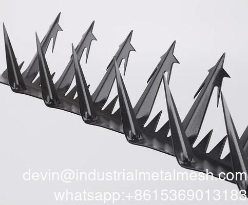 Wielkie 5m ptasie gołębie stalowe ogrodzenie ścienne kolce ścienne kolce