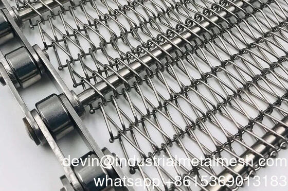 SS304 Spirałowa siatka pasów sieci do pasów chłodniejszych suszarek