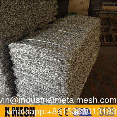 Ochrona przed nachyleniem Gabion Net Hot-DIP Galvanized Steel Wire Mesh