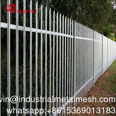 Palisade ogrodzenie z kąta stalowego włóczni top Palisade panel ogrodzenia
