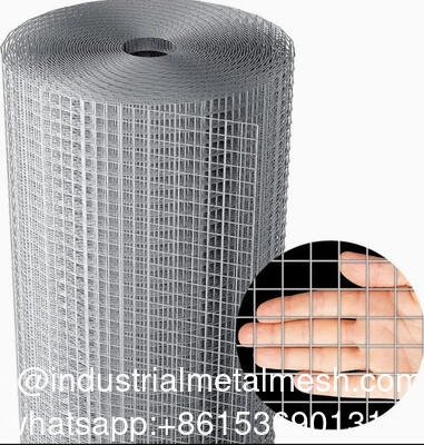 Zgalwanizowana stal spawana 3X3 kwadratowa dziura 2,0 mm Wire Welded Wire Mesh Fence Roll