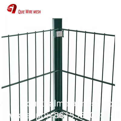 Durable Green Steel Welded Curved Wire Mesh Fence Panels