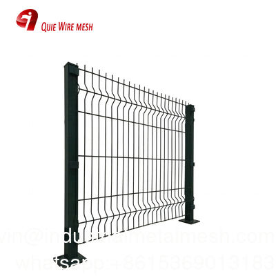 Welded Wire Mesh Metal 3D Garden Wire Fence Panel