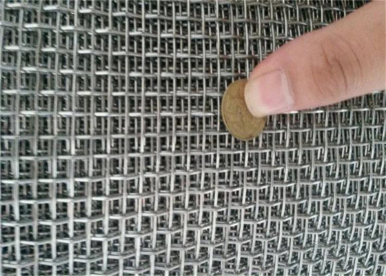 Zaciskana metalowa siatka fasadowa o grubości 8 mm do ściany osłonowej