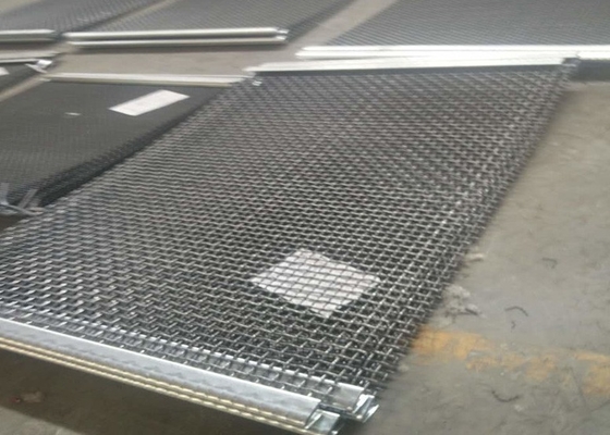 6m długości Kolorowy pomalowany 16mm Woven Wire Screen For Crusher