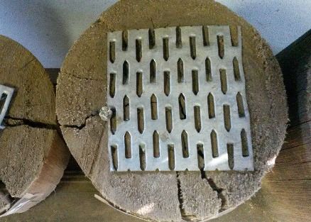 13.5mm Długość kolców Płytka przeciwrozbiórka Płytka metalowa Płytka paznokci 1mm