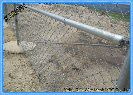 11 Gauge Chain Link Fence Fabric Drut ogniotrwały ze stali ocynkowanej ogniowo / wtyki