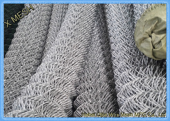 11 Gauge Chain Link Fence Fabric Drut ogniotrwały ze stali ocynkowanej ogniowo / wtyki