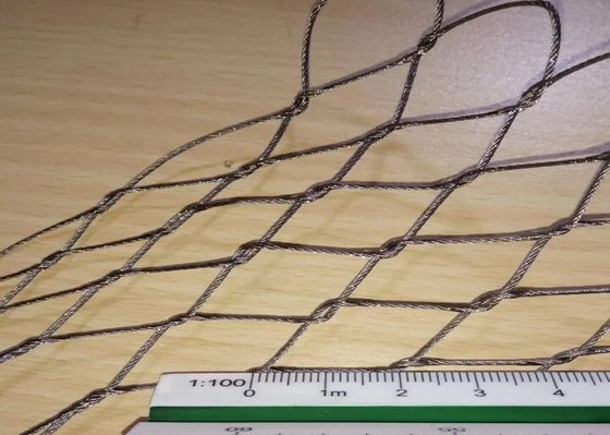 Ochrona zwierząt w klatce zoologicznej Ogrodzenie ze stali nierdzewnej Sieć sieciowa sieć sieciowa