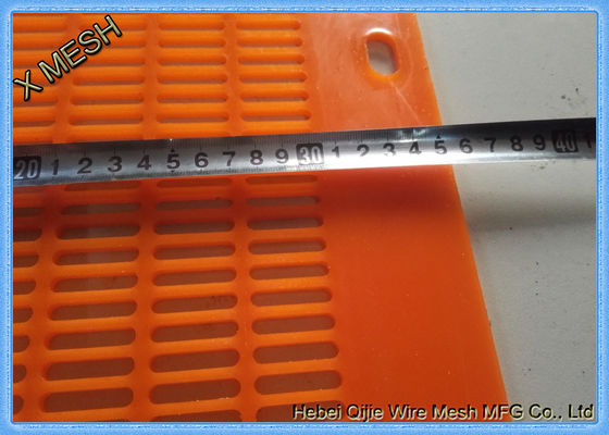 Poliuretanowy ekran górniczy o wysokiej częstotliwości Siatka Flip Flop Jumping Pu Mats Podłużny otwór