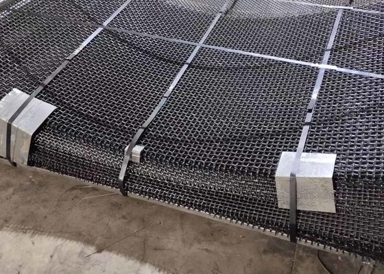 Drut karbowany SGS Mining Screen Rozmiar oczek 1,5 m x 1,95 m