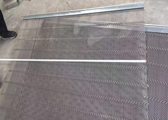 Zablokuj karbowaną siatkę górniczą Siatka tkana o rozmiarze 1 mm