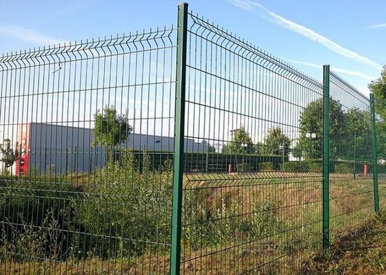 3D krzywy płot Panel Trójkąta Ogrodzenie zgięte