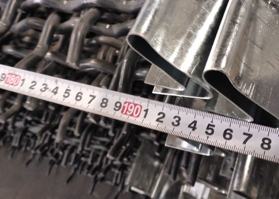 Włókno kręcone z stali nierdzewnej Siew górniczy Vibrating Screen Mesh