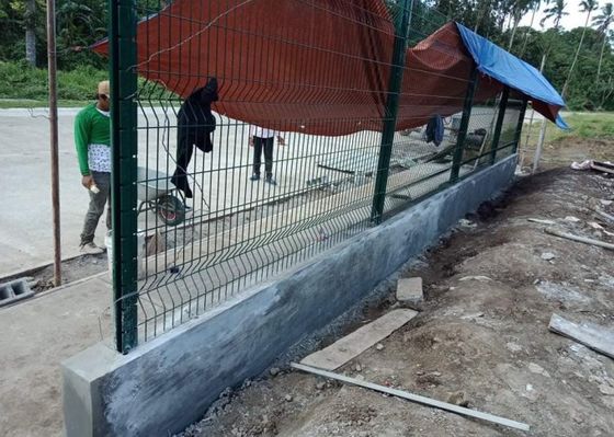 3D zakrzywiony ogrodzenie metalowe Pvc powlekany spawane siatki do ogrodu