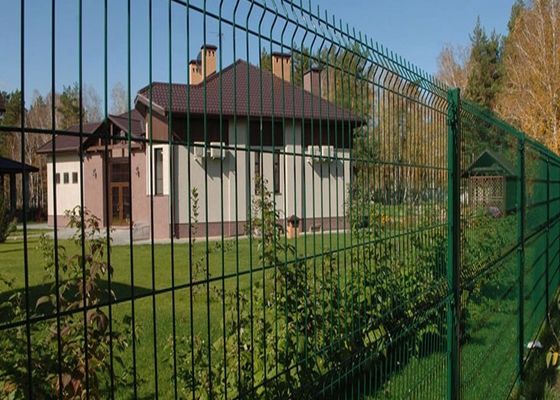 Ochrona ogrodu w stylu Dekoracja zewnętrzna 3D Ogrodzenie z zakrzywioną spawaną siatką drutu