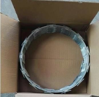 Cbt-65 Stal nierdzewna Stal zgalwanizowana PVC powlekany Security Razor Wire Mesh