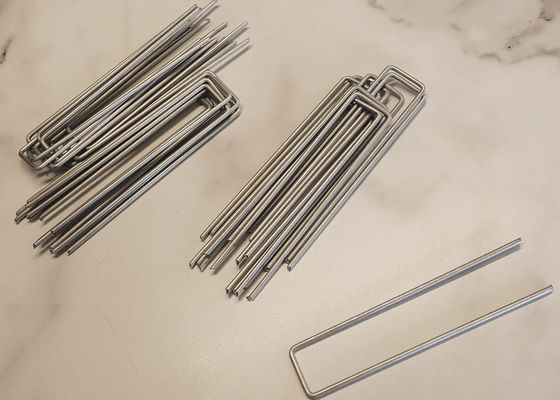 U Nail Sod Staples Używane jako kotwice tkanin krajobrazowych i pałki ogrodowe