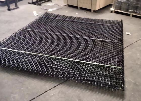Włókno kręcone z stali nierdzewnej Siew górniczy Vibrating Screen Mesh