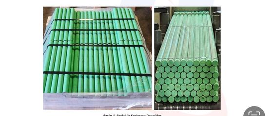 500 mm Długość 25 mm średnica Epoksy powlekane pręty dowel dla betonu zbrojnego