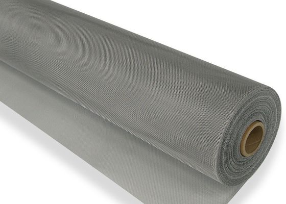 Siatka z anodowanego aluminium owadowego 1 X 30 M Rolkowa powłoka epoksydowa Srebrny biały kolor