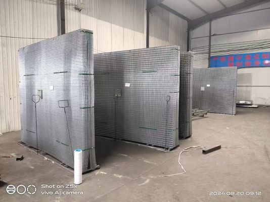 2-calowe panele z grubymi spawanymi drutami ze stali nierdzewnej 304 Ss316 6 Gauge