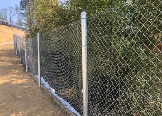 2.5mm-3.0mm Gorąco zanurzone galwanizowane ogrodzenie łańcuchowe 9 gauge