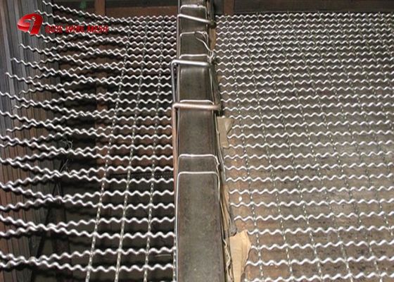 Wysoka wytrzymałość na rozciąganie 8x13 mm otwierająca sieć drutowa ze stali nierdzewnej