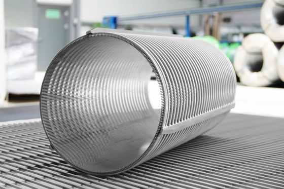 Zastosowany 500 mm średnicy stali nierdzewnej V Wire Wedge Wire Screen dla trwałej konstrukcji