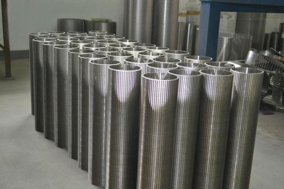 Zastosowany 500 mm średnicy stali nierdzewnej V Wire Wedge Wire Screen dla trwałej konstrukcji